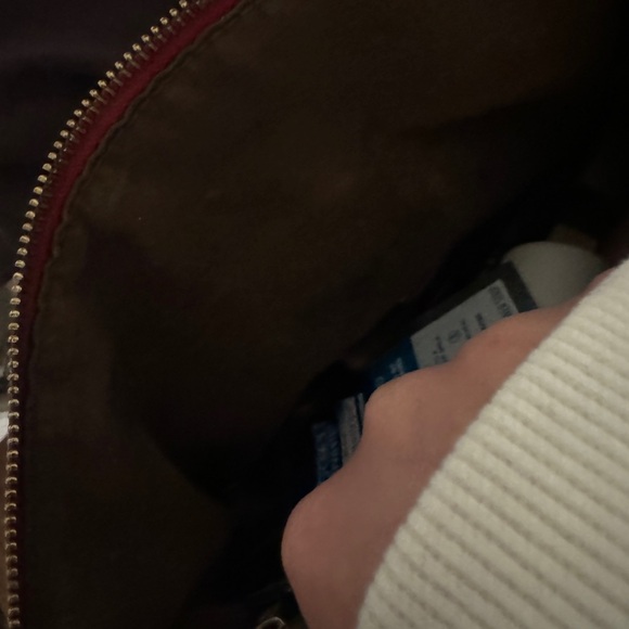 LV Brown and Red Monogram makeup bag - Picture 3 of 3